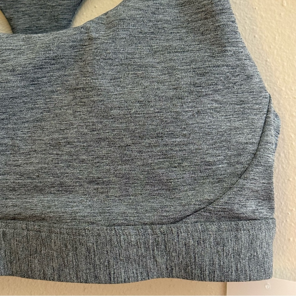 Athleta Women’s Ultimate Bra A-C Racerback Sports Heathered Gray  Size XS - Picture 3 of 8